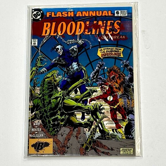 DC Comics 1993 Annual Bloodlines Outbreak Flash #6 DC Comics NM - Picture 1 of 1